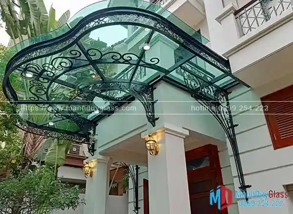 Mái vòm kính sắt nghệ thuật tạo nên sự độc đáo 