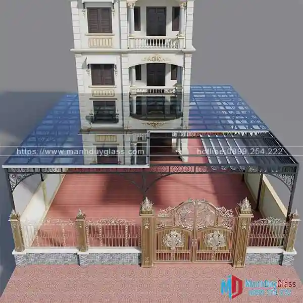 Bản vẽ 3D trước cho công trình 