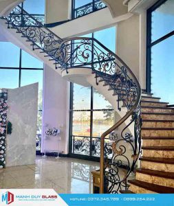 100+ mẫu cầu thang sắt nghệ thuật siêu đẹp tại Mạnh Duy Glass