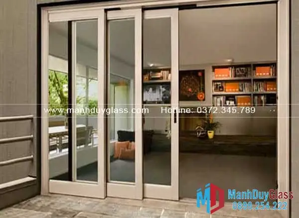 Cửa kéo ngang 4 cánh