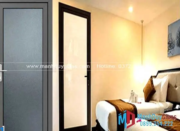 Cửa nhôm Xingfa phòng ngủ 1 cánh