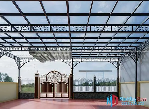 Mẫu mái kính nghệ thuật đẹp nhất