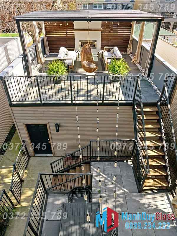 có rất nhiều cách để phân loại mái kính sân thượng