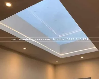 Báo giá Mái kính giếng trời cường lực lấy sáng