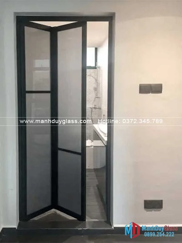 cửa-xếp-gấp-nhôm-kính-phòng-ngủ