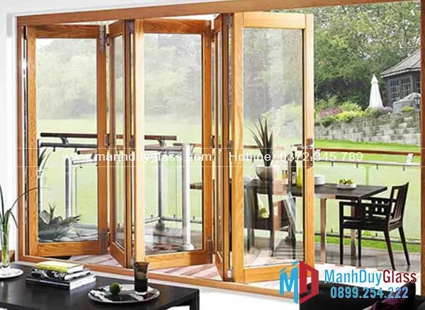 cửa-xếp-gấp-nhôm-kính-vân-gỗ