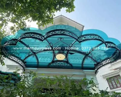 Công trình mái kính chú Sơn ở Vin Levosai Anh Đào 06-08 Gia Lâm