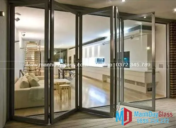 cửa-xếp-gấp-nhôm-kính-chống-thấm