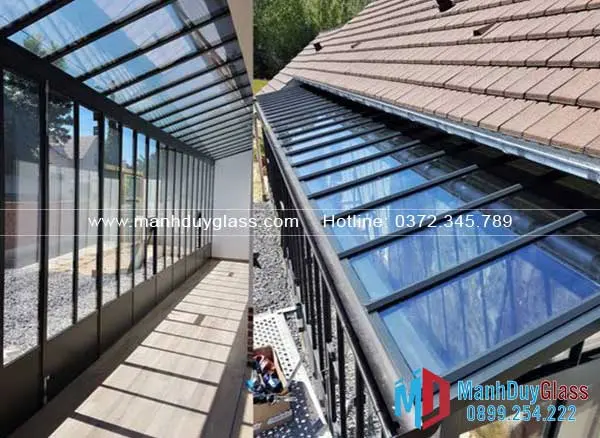 Bảo trì hệ thống thoát nước mái kính