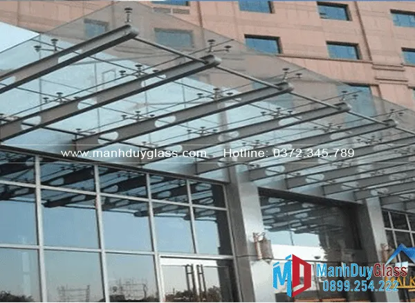 Mái kính chân nhện đẹp