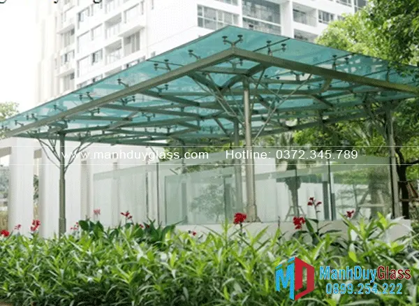 Mái kính chân nhện tại nhà ở