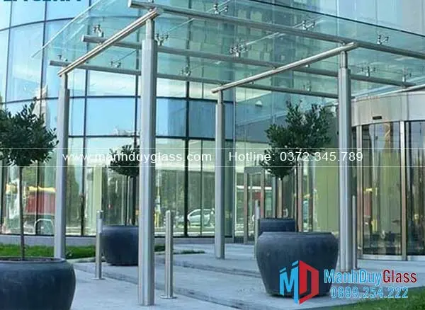 Mái kính canopy tại nhà hàng