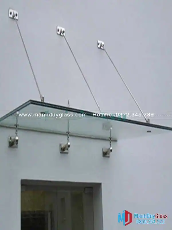 Mái kính treo cho nhà ở
