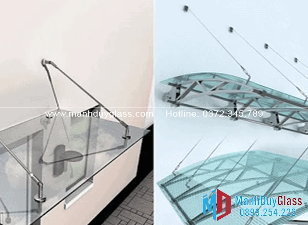 Vật liệu mái vòm kính