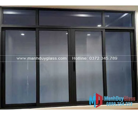 Mẫu cửa nhôm hệ 700 4 cánh rộng rãi