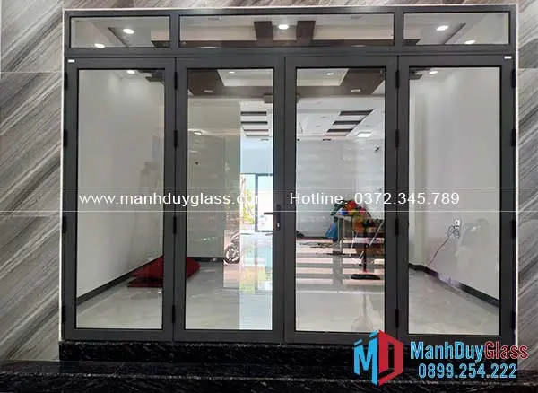 Cửa nhôm Topal thiết kế thanh mảnh, không gân nổi