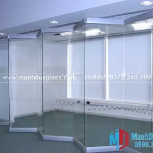 Vách ngăn kính di động cách âm