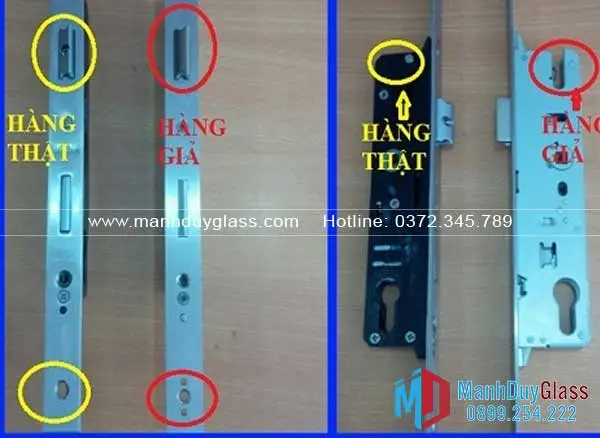 Bao bì phụ kiện Kinlong chính hãng và hàng giả 