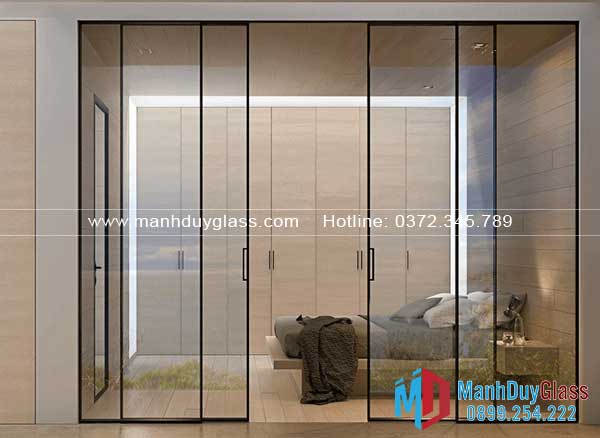 Cửa đi lùa 2 cánh hiện đạ