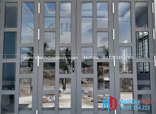 Cửa nhôm Xingfa đố lệch