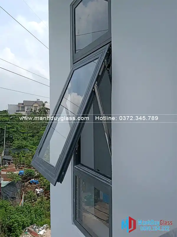 Cửa sổ nhôm Xingfa hệ 55 mở hất