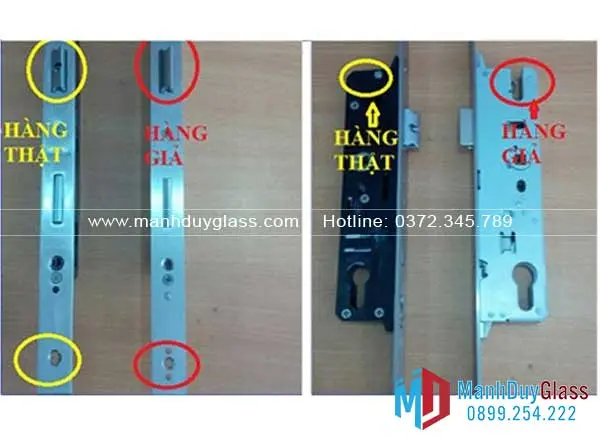 Lõi khóa Kinlong chính hãng và hàng giả