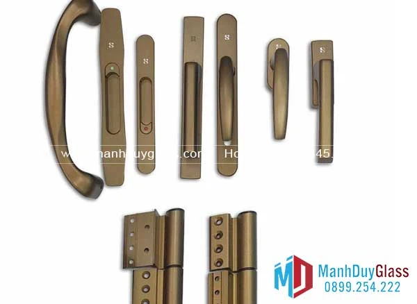  Hình ảnh bộ phụ kiện Kinlong chính hãng cho cửa nhôm Xingfa