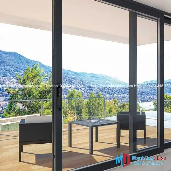 Thiết kế cửa nhôm kính thẩm mỹ