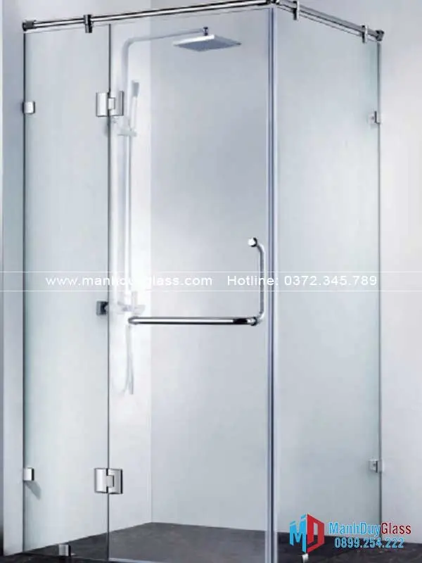 Cabin vách kính nhà tắm 3 tấm