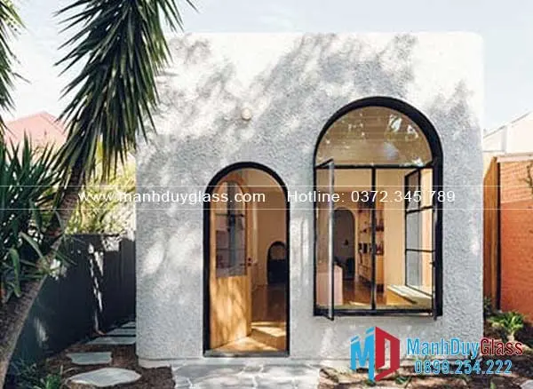 Cấu tạo cửa nhôm Xingfa uốn vòm