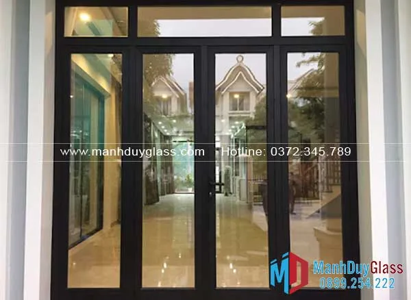 Cửa nhôm hệ 55 chắc chắn và đẹp mắt