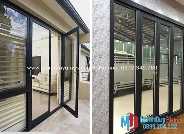 Cửa nhôm pano cao cấp cho biệt thự
