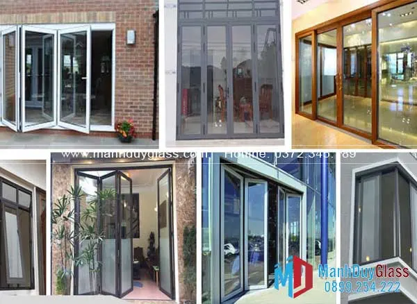 Cửa nhôm Việt Pháp màu sắc đa dạng