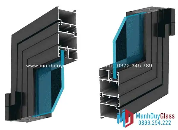 Cửa nhôm Xingfa Hệ 55