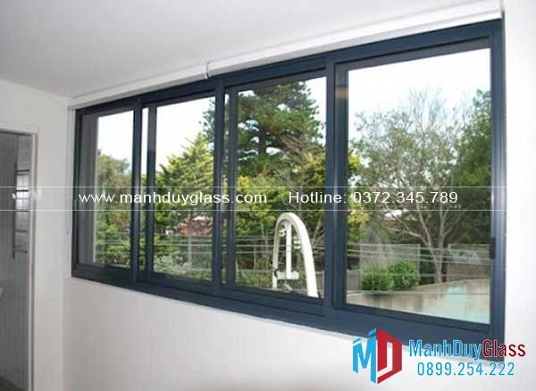 Cửa sổ nhôm Xingfa mở trượt