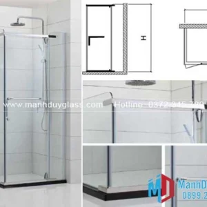 Đội ngũ thi công vách tắm kính Fendi của Mạnh Duy Glass