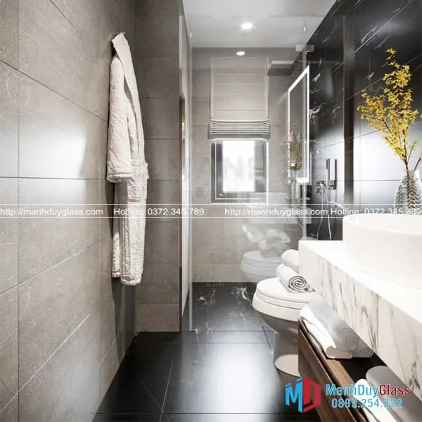 Dự án vách kính nhà tắm tiêu biểu