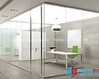 Vách Ngăn Nhôm Kính Cửa Lùa