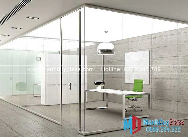 Kính cường lực cho vách ngăn