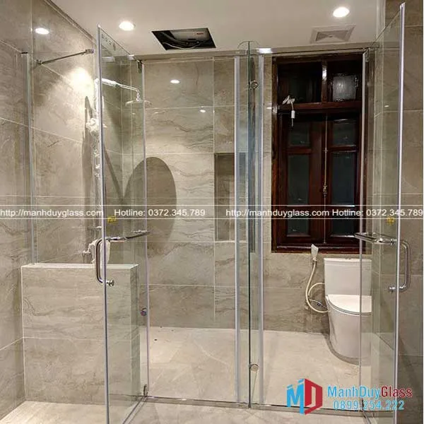 Lắp đặt vách kính nhà tắm