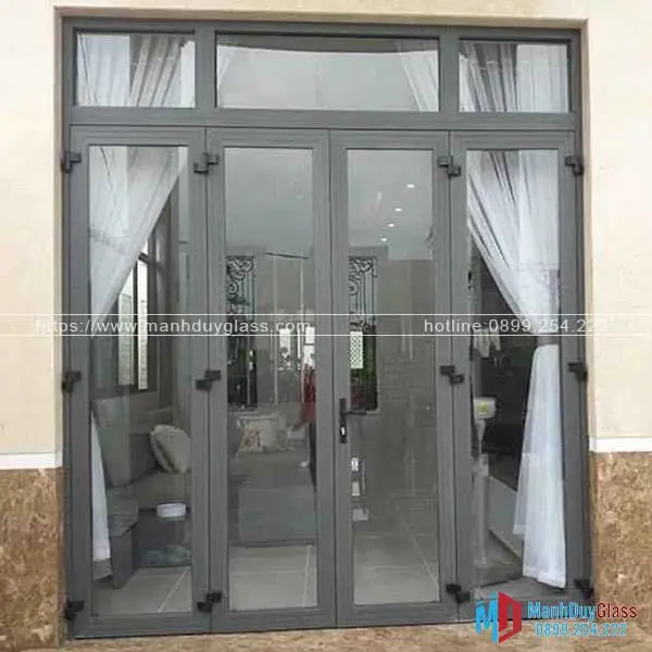 Nhôm XingFa Hệ 55 trong lắp đặt cửa
