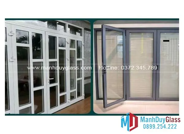 So sánh cửa nhôm Xingfa và cửa nhựa lõi thép