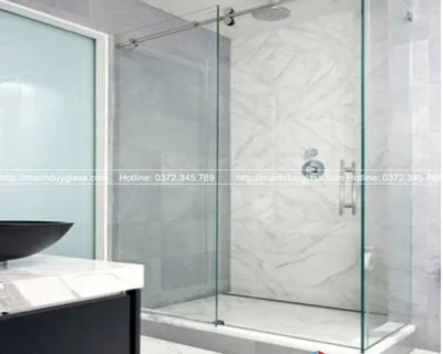 Báo Giá Vách Kính Phòng Tắm Cửa  Lùa
