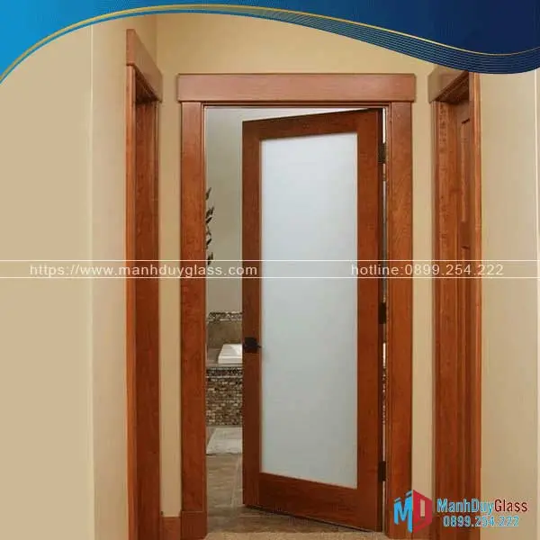 Cửa mở quay 1 cánh cho phòng ngủ nhỏ I