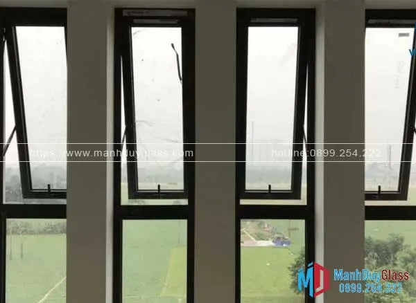 Cửa nhôm kính mở hất