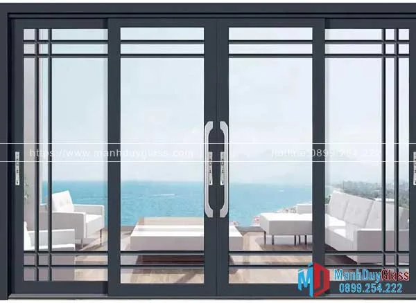 Cửa nhôm kính mở trượt