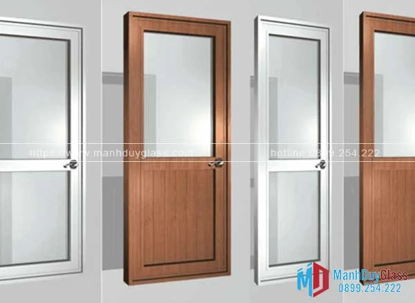 Cửa nhôm kính phòng ngủ