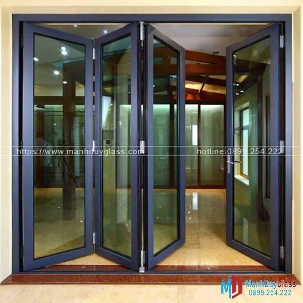 Cửa xếp trượt hệ 93