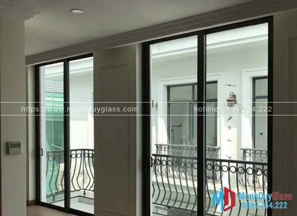 Cửa nhôm Xingfa xếp trượt tiết kiệm không gian