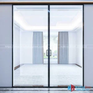 Cửa trượt slim với công nghệ giảm chấn